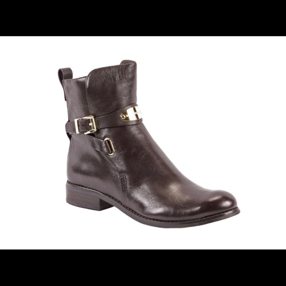 Michael Kors Brown Leather Arley Boot Size 8 1/2